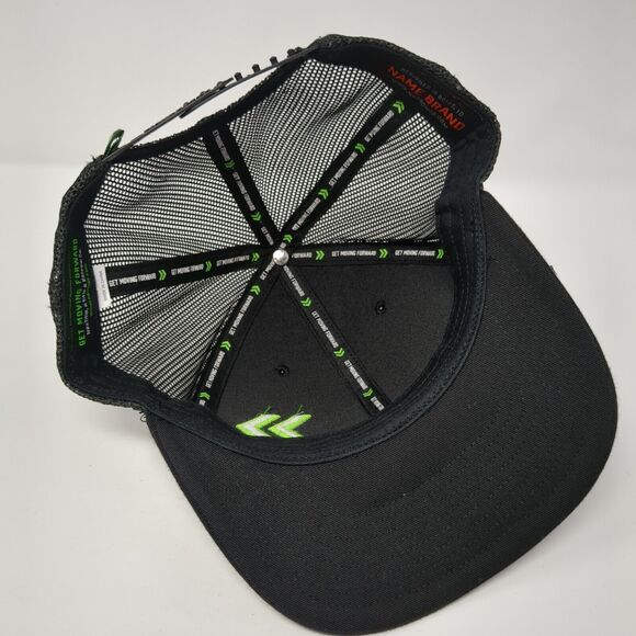NexTitle Snapback Mesh Back Trucker Hat Black One Size Richardson - Picture 6 of 10